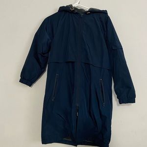 Blue parka
